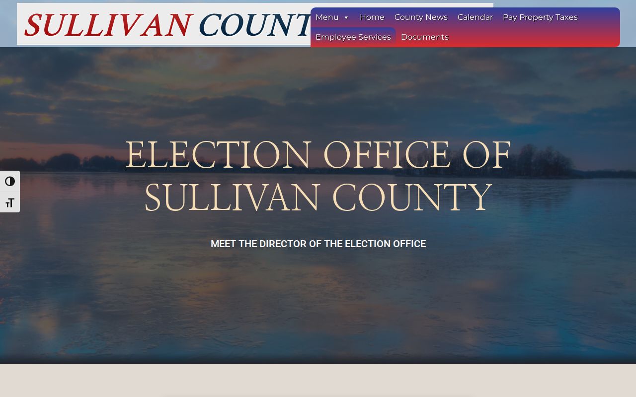 Kingsport public records contact page for Sullivan County election services